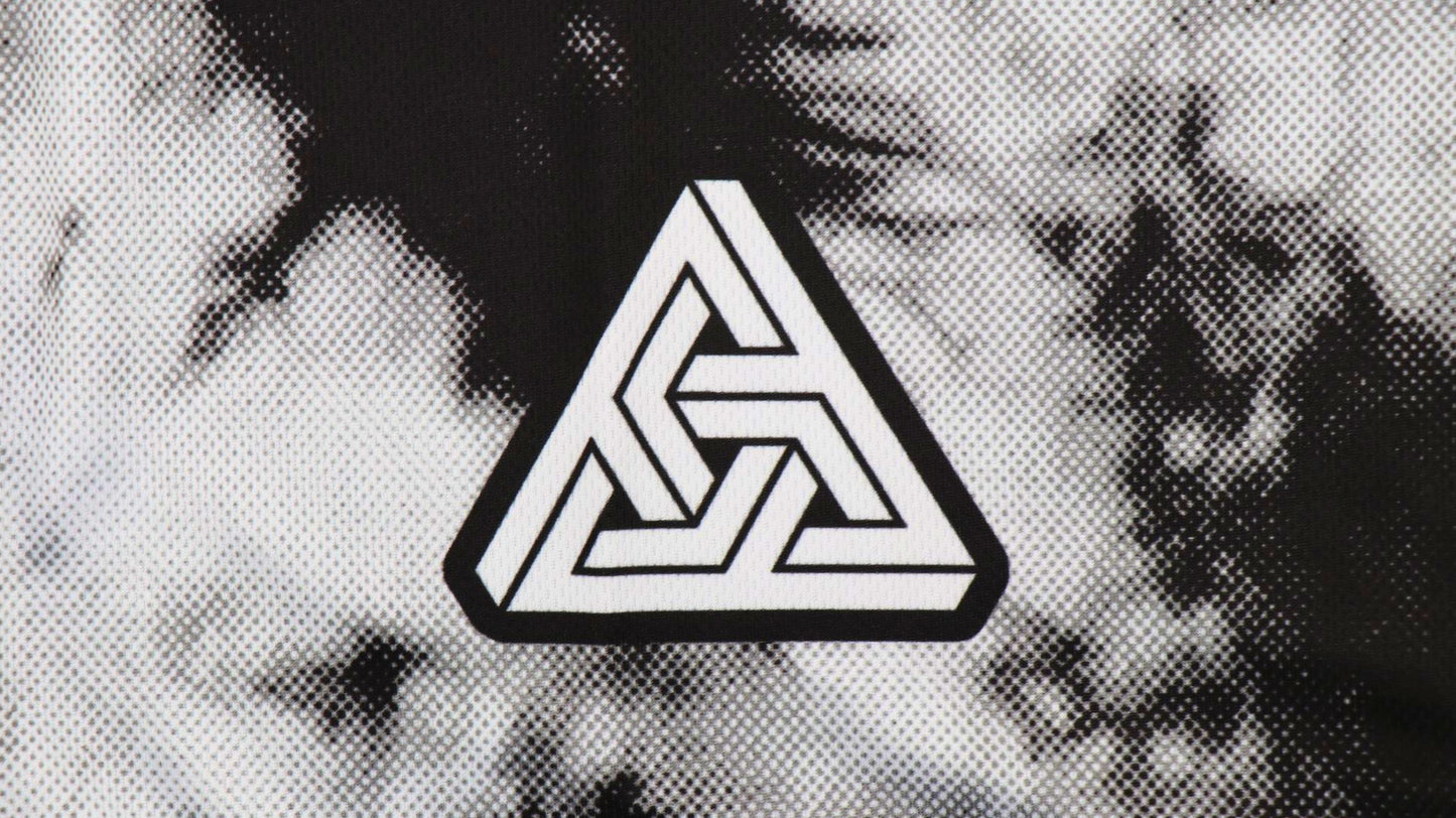 Pixelated Tie Dye Tech Tee
