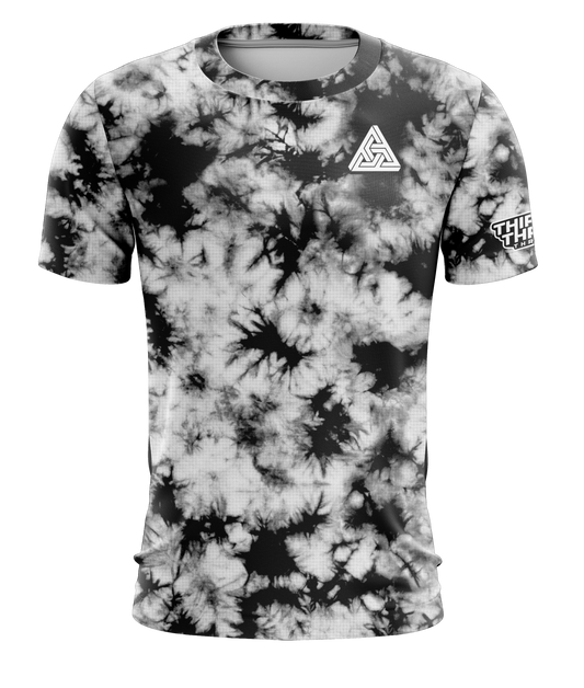 Pixelated Tie Dye Tech Tee